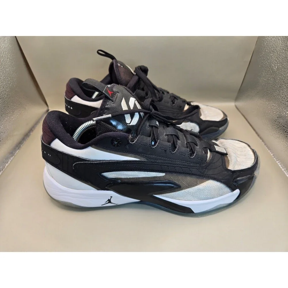 Air Jordan Luka 2 TB Basketball Shoes Mens 12 Black White Athletic Court Sneaker